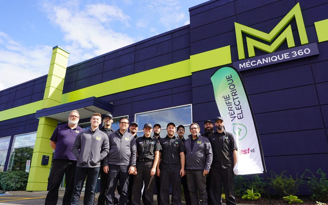 The M 360 Mechanic repair shop in Ste-Foy forges ahead with the Electric Verified program