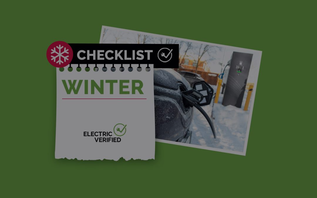 Winter Checklist for your Electric Vehicle (EV)