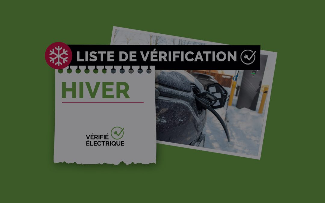 Liste de vérification hivernale pour véhicules électriques (VÉ)